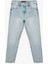 Normal Bel Pamuklu Vintage Straight Fit Jean Pantolon 1