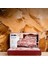 Premıum Koyu Kırmızı Renk Çiçek Desenli 102'DEN %100 Pamuk Çift Kişilik Nevresim Takımı Kutulu 3