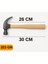 320GR Profesyonel Ahşap Saplı Claw Çekiç 12 cm Çelik Baş Ergonomik Çivi Sökme Çakma Ergonomik Dayanıklı 5