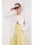 Beyaz Oversize %100 Pamuk Müslin Gömlek 4786A 1