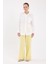Beyaz Oversize %100 Pamuk Müslin Gömlek 4786A 3