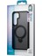 Galaxy S25 Plus Kılıf M-Safe Şarj Uyumlu Benks Standlı Mist Protective Kapak Siyah 6