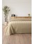 Tek Kişilik Dantelli Petek Pike - Bej Renk Waffle Dokuma PIKE-160X230 cm 1