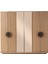 Dakota 6 Kapaklı Gardırop %100 Mdf 1