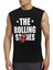 Rolling Stones Siyah Kesik Kol | Kolsuz Erkek Tshirt | Atlet 1