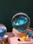 Ledli Usb'li Ahşap Standlı Güneş Sistemi Küre Temalı Kristal renkli Rgb 3D Oda Masa ve Gece Lambası 1
