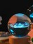Ledli Usb'li Ahşap Standlı Güneş Sistemi Küre Temalı Kristal renkli Rgb 3D Oda Masa ve Gece Lambası 5