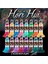 Hori Hui Taiwanese 16'lı Dövme Boyası Seti - World Famous Ink Dövme Boyası - 1OZ/30ML 1
