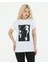 Grafik Desenli Tshirt Beyaz 3