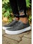 Erkek Antrasit Sneaker Ayakkabı MN015 5