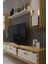 TVR1801DBG- Tuna Tv Ünitesi 180CM Safirmeşe- Beyaz- Gold 3