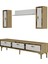 TVR1801DBG- Tuna Tv Ünitesi 180CM Safirmeşe- Beyaz- Gold 6