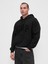 Erkek Siyah Heavyweight Oversized Logo Sweatshirt 1