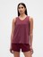 Kadın Bordo Gapfit Breathe Tank Top 1