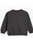 Pamuklu Uzun Kollu Bisiklet Yaka Şardonlu Basic Sweatshirt 2