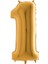 Rakam Balon Gold 1 Rakamı - 100CM 1