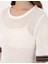 Kadın Ekru Regular Fit Triko Tişört 50306558-VR019 7