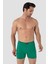 6'lı Paket Yeşil Erkek Penye Havlu Bel Boxer %100 Pamuk 2