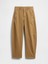 Kadın Kahverengi Mid Rise Twill Barrel Pantolon 3