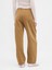 Kadın Kahverengi Mid Rise Twill Barrel Pantolon 6