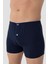 6'lı Paket Lacivert Erkek Penye Havlu Bel Boxer %100 Pamuk 4