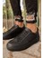 Erkek Siyah Sneaker Ayakkabı MN015 3