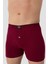6'lı Paket Bordo Erkek Penye Havlu Bel Boxer %100 Pamuk 4