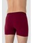 6'lı Paket Bordo Erkek Penye Havlu Bel Boxer %100 Pamuk 5