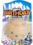 ! Birthday Fetch Ball Doğum Günü Temalı Köpek Oyun Topu Orta Boy 6,5 cm 1