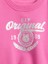 Kız Bebek Pembe Vintage Yumuşak Logo Sweatshirt 2