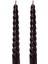 Siyah Burgulu Şamdan Mum Seti 1