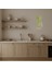 Tropikal Ananas Desenli Dekoratif Duvar Altın Aynalı Tablosu - KT5207-4349 3