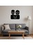 Iç Mekan Dekoratif Aile: Anne Baba ve Oğul Emoji Tablosu - KT9670-2500 4
