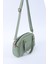 Mint Yeşil SHK205 Suni Deri Fermuarlı Tek Bölmeli Ayarlanabilir Askılı El,kol ve Omuz Çantası 6