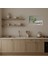 Monstera Yaprak Desenli Dekoratif Aynalı Tablo - KT5869-1168 3
