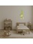 Beyaz Bastonlu Figür Dekoratif Altın Aynalı Tablo - KT3133-8525 4