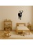 Geyik Silüeti ve Ağaç Detaylı Duvar Tablosu - KT9344-8014 3