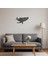 Çizgi Büyük Mavi Balina Mdf Dekoratif Tablo - KT9509-9368 4