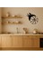 Kırmızı Alevli Basketbol Topu Dekoratif Tablo - KT8084-8785 2