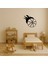Kırmızı Alevli Basketbol Topu Dekoratif Tablo - KT8084-8785 3