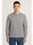 Kadın - Erkek Sweatshirt – Bisiklet Yaka Basic Uzun Kollu Rahat Fit 1