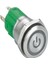 1no+1nc Kontaklı 16 mm Metal Anlık Beyaz Led'li Buton (10 Adet) 1