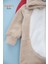 Welsoft Açık Kahve Tavşan Yumuşak Peluş Fermuarlı Bebek Tulumu - 3 Yaş 5