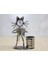 Metal Akordiyon Çalan Müzisyen Kedi Müzisyen Saat ve Kalemlik 1