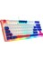 eMachines EAK216 Beyaz/Mavi/Kırmızı USB Rainbow Aydınlatmalı Q Standart TKL Klavye 1