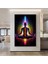 Hint Buddha Meditasyonu 7 Çakra Kanvası, Yoga ve Spor Temalı Oturma Odası Dekoru 2