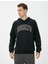 Kolej Sweatshirt Kapşonlu Baskılı Kanguru Cep Detaylı Şardonlu 4WAM70118MK 3