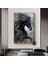 Siyah Beyaz At Portresi – Modern Ofis ve Ev Dekoru – Hazır Asılabilir 1