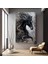 Siyah Beyaz At Portresi – Modern Ofis ve Ev Dekoru – Hazır Asılabilir 3