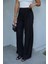 Siyah Bel Bağlama Detay Pantolon 5